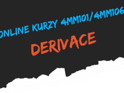 Kurz III – Derivace